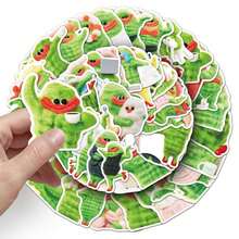 50张苦瓜主题趣味贴纸，可用于装饰头盔、行李箱、滑板 - 彩色 - 查看 6
