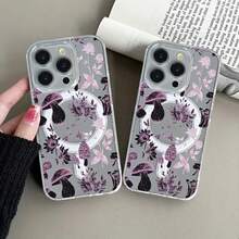 Compatible con phone 16 Pro, 15/14 Plus, 13/12/11 Pro. Nueva funda magnética transparente de acrílico con diseño clásico y resistente. Funda de alta calidad para hombres y mujeres. - Colores mixtos 1 - Ver 5