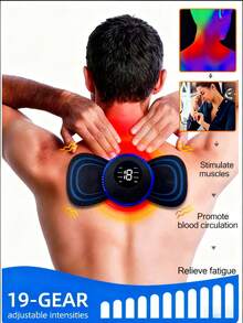 电动颈部按摩器、EMS颈部拉伸器、颈部按摩贴片、脉冲肌肉刺激器、身体按摩器