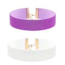 1-3-5件套夸张蓬松针织腰带，毛绒颈链，欧美风格 - 時尚項圈 - 查看 28