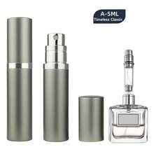 1pc Redesigned Perfume Spray Bottle, Portable Perfume Refillable Atomizer, Bottom Fill Mini Spray Travel Perfume Bottle, Pump Fills Directly From The Bottom Without Removing The Cap, 100% Pure Glass Inner Bottle, With A Visible Window So You Can Easily Know How Much Perfume Is Left, Available In 5ml / 8ml /10ml