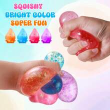 Dream Stress Drop Silicone Squishy Stress Balls For Adults & Kids - Fidget Toys For Autism, ADHD, Anxiety Relief - Sensory Squeeze Toy With Dreamy Smooth, Birthday Gift - Màu tím - Xem 2