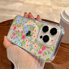 Teléfono Spring Day Small Flower Anti-Got, transparente, magnético, de alta definición, compatible con phone 16/16 Pro/16 Plus/15/15 Pro/15 Plus/14/14 Pro/14 Plus/13/13 Pro/13 Pro/12/12 Pro/12 Pro/11/11 Pro/11 Pro/X/XS/S22/S22 Plus/S22 Ultra/S23/S23 Plus/S23 Ultra/S24/S24 Plus/S24 FE/S24 Ultra. - transparente - Ver 5