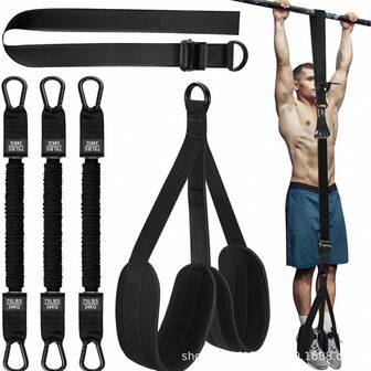 Adjustable Heavy Resistance Band For Pull-Ups, Knee Support Strength Training, Wall-Mounted Pull-Up Assist Band