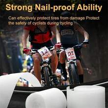 2 Rolls Multi-Size Mountain Bike, Road Bike Anti-Puncture Tire Liners, Inner Tube Liners 26 Inch, 27.5 Inch Inner Tube Anti-Explosion Strips