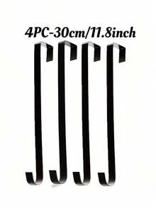 5 pezzi/4 pezzi/2 pezzi/1 pezzo Gancio per corona di Natale, Gancio retrattile in metallo per corona di Natale, Gancio per appendere la corona sulla porta, Gancio telescopico per decorazioni natalizie, Decorazioni natalizie per la casa, Decorazioni per la stanza in inverno