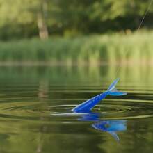 Isca artificial Pesca Soft Lopes Xtreme Move 9 cm 3 Unidades Tucunaré Traíra Robalo Dourado - Azul Perola - Visão 6