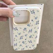 Flower 1pc TPU Material Elegant Pink Rose Full Screen Pattern Phone Case Compatible With IPhone 17 Pro Max/17/16 Pro Max/15/13/12/11, S20 FE/A15/S24/A55, Redmi Note 11/Note 12/Note 13 Pro, Shockproof Soft Protective Cover - 款式1(1pc) - 查看 4