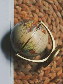 1 pieza Globo flotante decorativo de estilo vintage americano, decoración de escritorio de lujo de alta gama con relieve 3D, adecuado para estudio/oficina, decoración del hogar, decoración de cocina, decoración de habitación, decoración de fiesta, artesanía decorativa, adornos de escritorio, decoraciones de escritorio, regalos decorativos para fiestas, decoraciones navideñas, regalos de Navidad. - Multicolor - Ver 5