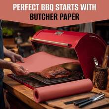 - Rollo de papel de carnicero de color rosa de 18x pies, de grado alimenticio, transpirable, perfecto para barbacoa, ahumar carne, envolver pechugas y proteger la corteza - inicial - Ver 9