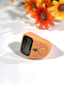 LED Finger Counter With Night Light Indicator, Silicone Material, High Quality, Hundred Reminder Function, 3 Buttons For Counting, Reset, Backlight Display, Convenient Ring Counter For Praying, Knitting, Fitness Tracking And More