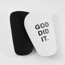 1 par de espinilleras de fútbol con diseño de cruz mini, protectores de pierna para adultos con clip - Espinilleras de fútbol mini gruesas - Adecuadas para todas las temporadas