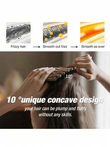 1/2 Pcs High Quality Boar Bristle Hair Brush, Long Handle Fluffy Hair Brush - Anti-Static, Creates Soft & Voluminous Hair, Durable ABS Handle, Suitable For Thick, Curly, Fine, Short & Long Hair, Dry & Wet Use, Unisex, Essential Hair Care & Travel Accessory - Multicolor - View 7