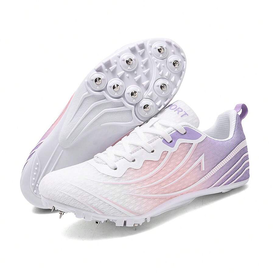 Men's Shoes Running Shoes Versatile Sports Soft Sole Shoes Durable Wrinkle-Resistant - T5288白紫 - 查看 1