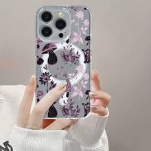 Compatible con phone 16 Pro, 15/14 Plus, 13/12/11 Pro. Nueva funda magnética transparente de acrílico con diseño clásico y resistente. Funda de alta calidad para hombres y mujeres. - Colores mixtos 1 - Ver 3