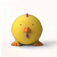 Cute Latex Squeaky Chew Toys For Dogs, Chicken & Animal Shaped, Durable For Teeth Cleaning - Multicolor - View 9