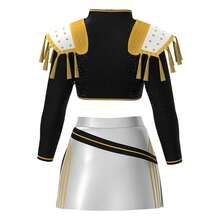 NetHong Kids Girls Rumi Zoey Mira Cosplay K.Pop Demon Hunters Cosplay Costume Black Golden Role Playing Outfit Suit Halloween