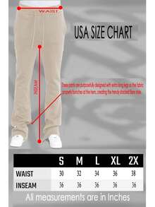 Mens Casual Tech Fleece Solid Stacked Sweat Pants - OATMEAL - View 6