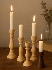 1 pièce Bougeoir en cuivre de style européen vintage - Décoration de bougeoir de bureau élégante pour la chambre, le salon, le mariage et les dîners aux chandelles