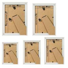 1pc Modern Minimalist Line-Style Classic Gallery Photo Frame, Black & Gray Frame Body, Excellent Quality, Displays 3.5x5", 4x6", 5x7", 6x8", 8x10" Photos, Horizontal & Vertical Display, Suitable For Study, Bedroom, Living Room