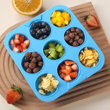 2pcs Silicone Air Fryer Liners, Muffin Pan - Reusable Non-Stick Baking Mats With Cupcake/Square Molds, Fit For Instant Pot/Air Fryer Oven, Easy Release & Clean, Compatible With Mini Frittatas, Tarts, Quiches (Black) - Multicolor - View 4