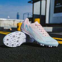 Zapatos para hombre Zapatillas de running Zapatos deportivos versátiles de suela blanda Zapatos duraderos y resistentes a las arrugas - T5755 Rosa - Ver 2