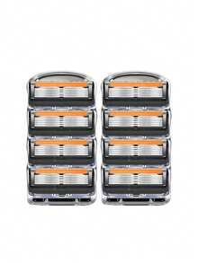 Luxury Men's Safety Razor Set With Multiple Ultra-Sharp Blades - Ergonomically Designed For Effortless Shaving - 5-Layer Stainless Steel Razor Head - Durable, Replaceable Beard & Mustache Grooming Tool With Metal Handle