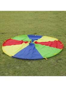 1pc 2m/3 Meters/3.6m Foldable Rainbow Parachute, Gymnastics Outdoor Training Equipment