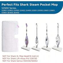 8-Pack Premium Steam Mop Replacement Pads, Ultra Thick Microfiber Pads For All Steam Mops, Deep Clean Hardwood, Tile & Laminate Floors, Super Absorbent Washable & Reusable, Non-Scratch Surface Protection, Durable Cleaning Pads, Multi-Purpose Floor Care, Easy To Clean, Long Lasting Performanc - 2 gói màu trắng - Xem 2