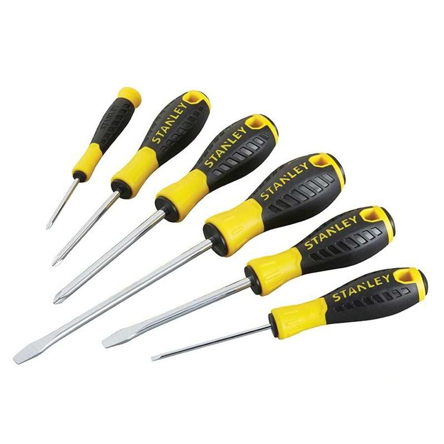 0-60-208 Essential Screwdriver Set, 6 Piece (Multi Colour) - (TK26466) - Multicolor - View 1