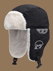 Classic Autumn/Winter Checkerboard Knit Beanie Hat For Women, Korean Fashion Chic, Suitable For Large Head Circumference, Warm Knitted Cap, Versatile Christmas Accessory