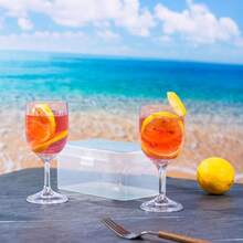 Plastic Wine Glasses To Go 200 Ml Camping Wine Glasses Set Of 2 Modern Red Wine Glasses White Wine And Champagne Glasses With Waterproof Bag And Practical Box For Travel Camping Outdoor