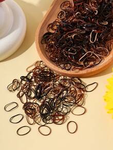 500pcs Colorful Candy-Colored Baby Hair Scrunchies, Cute Baby Hair Ties, Baby Hair Accessories