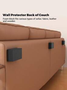 10/5/1 件 Eva 泡沫家具沙发减震垫，高密度泡沫墙面保护套装，适用于防震沙发、长凳和墙壁 - 耐用的家具垫，适用于床和沙发，防刮擦和损坏，哑光饰面，自粘，无需电源，床用家具垫