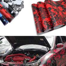 ملصق سيارة فينيل مقاوم للماء ذو نمط فسيفساء، بدون فقاعات وتحرير الهواء، ملصقات ديكورية للسيارة