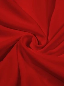 2026 New Year Cotton Sweatshirt Plus Size Love Print Sweatshirt, Casual Long Sleeve Round Neck Pullover Sweatshirt, Women's Plus Size Clothing Loose And Comfortable Winter Clothes For Women - [紅色的] - 查看 4