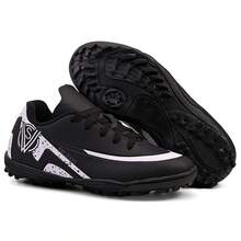 Boys' Soccer Cleats For Training And Match + Socks - Black - View 4