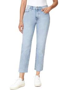 Jeans Kensie The Allie de talle alto y corte recto - Lora con destrucción - Ver 10