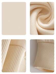 Teenage Girls' Letter Print Hooded Sweatshirt, Fashion Sports Style, Autumn/Winter - Apricot - View 4