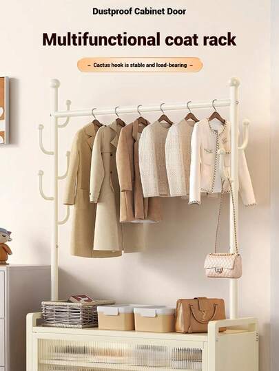 Super life 1-częściowy stojak w kształcie kaktusa, niezależny wieszak na ubrania, wieszak na buty do przedpokoju, wieszak na ubrania do salonu, łazienki, korytarza