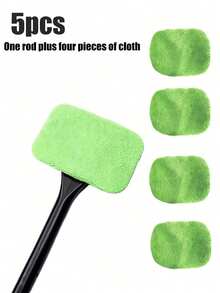 A Two-In-One Windshield Wiper Set With Interchangeable Heads – A Fog-Resistant Wiper And Dust Removal Tool, Perfect For Clear, Transparent Windows – Suitable For Car Washing And Glass Cleaning.