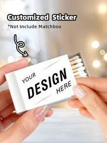 Nhãn hộp diêm tùy chỉnh (1-100 cái) - Nhãn dán hộp diêm cá nhân hóa, in thiết kế riêng, bề mặt mờ/bóng - Thích hợp cho đám cưới, sinh nhật, tiệc tùng, trang trí tân gia - Tương thích với hộp diêm gỗ - Nhãn trang trí tiệc dùng một lần, nhãn kiểu hoạt hình, tự dính, quà tặng đám cưới, trang trí ngày lễ, in chất lượng cao, nhãn trang trí, lập kế hoạch sự kiện - Màu be - Xem 17