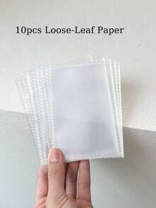 Mini 3-Ring Macaron Binder Cover, Dual Snap DIY Organizer Album, Fits 3-Inch Postcards, Kpop Idol Cards, School & Office Supplies, Photo Album, Durable Loose Leaf Notebook Cover, Planner & Note Taking