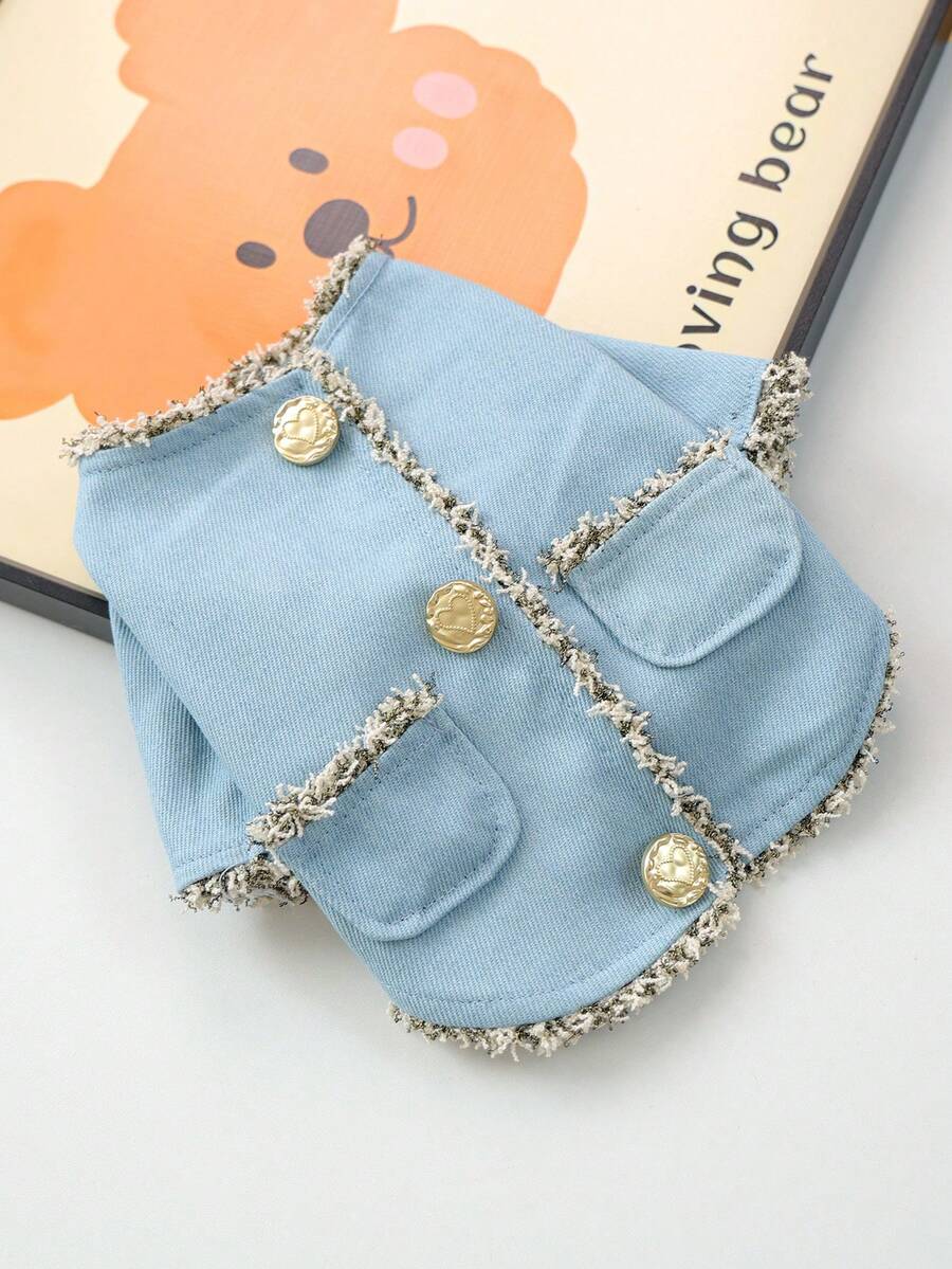 PETCIRCLE 1件寵物衣服 小型犬幼犬可愛時尚日常戶外穿著香氛外套 - 彩色 - 查看 1