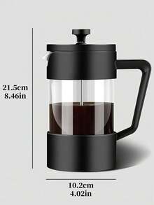 Coffee Pot, French Press Coffee Filter, Tea & Coffee Maker, French Press Coffee Maker, Multi-Function Tea & Coffee Brewer, French Press Pot, Residue Separation, Concentrated Coffee Extractor - Multicolor - View 15