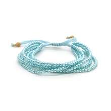 1pc 6-Layer Faux Pearl Bracelet, Multilayer Beaded Adjustable Bracelet, Fashionable Accessory For Women