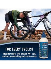 Lubricante de cadena Squirt para bicicletas de 120 ml, lubricante de larga duración para todas las cadenas de bicicletas, lubricante de cadena seca para todo tipo de clima, lubricante de cadena de - 1 paquete, 120 ml - Ver 10