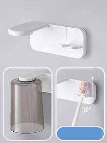 2pcs Magnetic Toothbrush Holder, Quick Drying Design - Transparent Waterproof Bathroom Storage Rack, Suitable For Wall Mounted Storage, Modern Home Decor, Countertop Essential, Small Space Solution And Travel Bathroom Accessory - Fits Sink, Vanity, Dorm, RV Bathroom For Hygiene Storage, Space Saving, Reopening - Multicolor - View 7