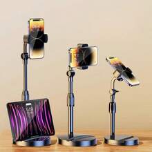 Portable Adjustable 360° Multi-Function Phone Stand, Desk Mount, Suitable For Photography, Video, Live Streaming, Slouchy Viewing, Universal Phone Holder - 彩色 - 查看 4