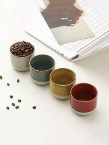 1 chiếc cốc cà phê đậm đặc kiểu Saudi với lớp men rạn, cốc nước cá nhân bằng gốm sứ phong cách retro sáng tạo, cốc cà phê Saudi, cốc cà phê thủ công kiểu Trung Đông, thích hợp cho pha cà phê nhỏ giọt, espresso, cà phê Mỹ, cốc trà tại nhà/văn phòng, quà tặng sưu tầm nghệ thuật nung độc đáo, chịu nhiệt, dày dặn và chắc chắn, quà tặng mang không khí lễ hội. - Nhiều màu - Xem 8